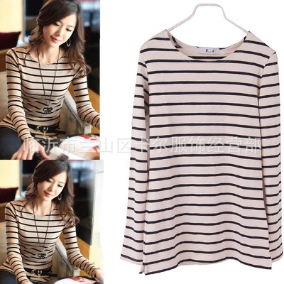 杭州四季青批發(fā)市場(chǎng) 條紋娃娃領(lǐng)短T超值熱銷，單價(jià)低至19元